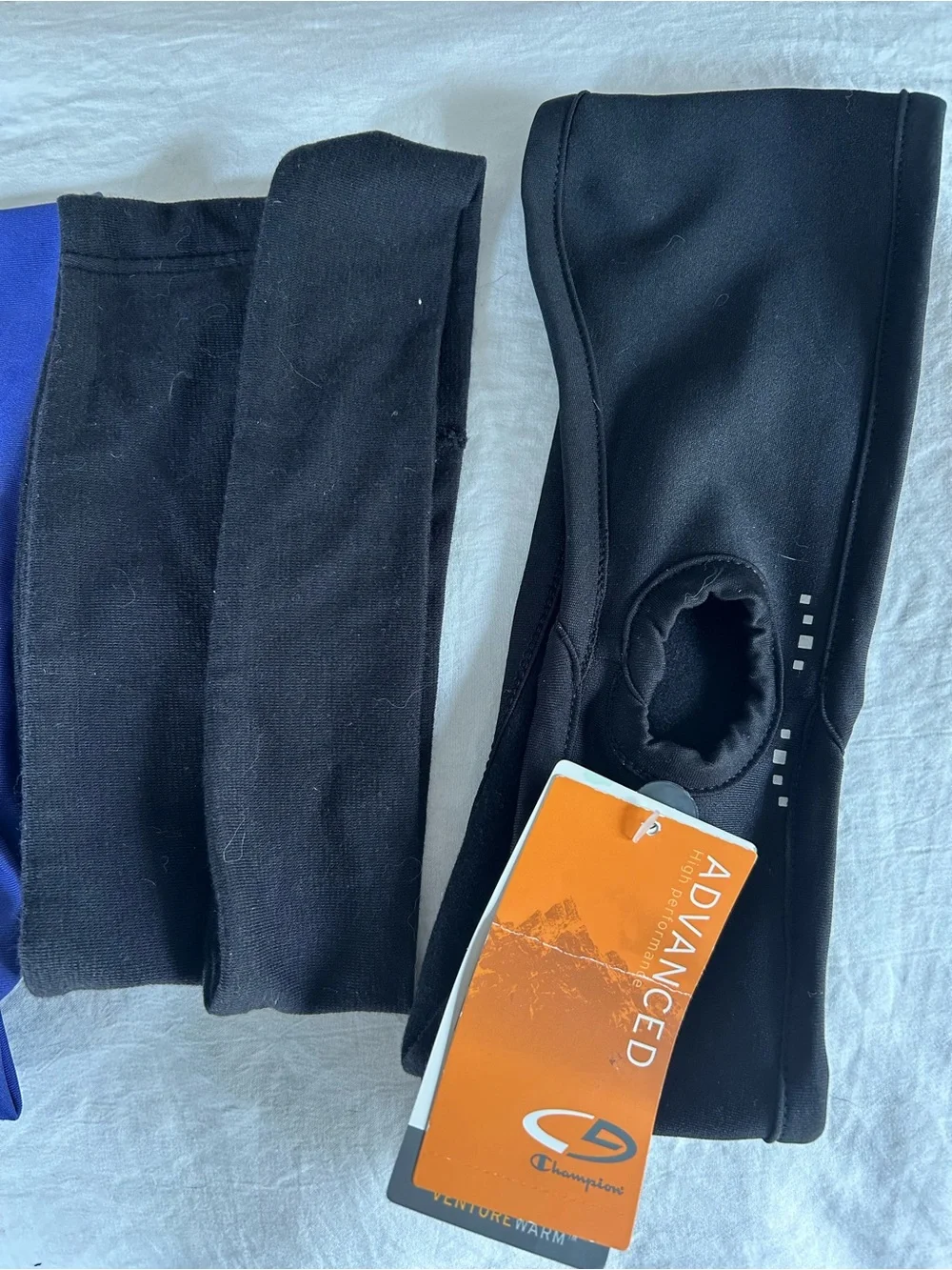 SEVEN Athletic Headbands: 1- Brand New, 2 Junk Brand, 2 -Blk Stretch, 2- 4” Wide